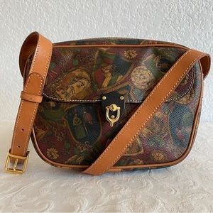 Marcus Italian printed crossbody bag